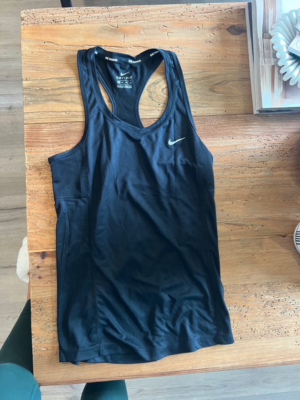Nike Black Dri-FIT Racerback Training Tank